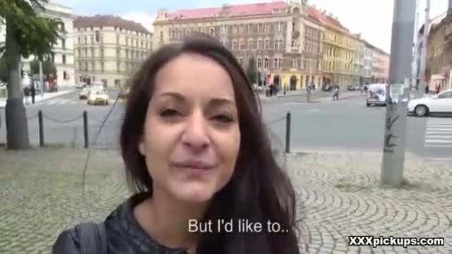 Czech amateur sexy slut fucked in public 20